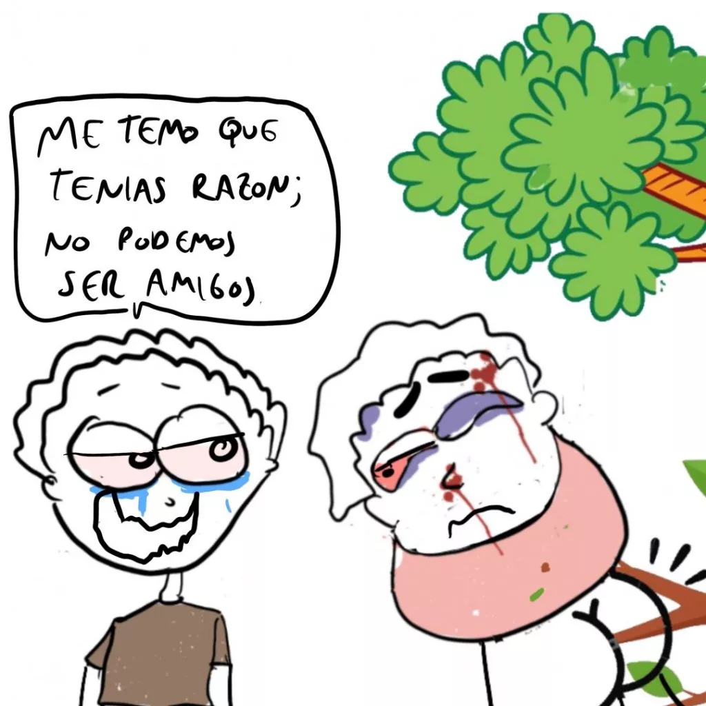 no podemos ser amigos